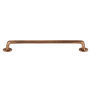 Alno Sierra 12" Center to Center Distressed Rustic Farmhouse Solid Bronze Appliance Handle / Appliance Pull Rust Bronze