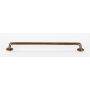 Alno Sierra 18" Center to Center Distressed Rustic Industrial Solid Bronze Large Cabinet Handle / Drawer Pull Rust Bronze