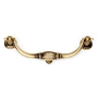 Alno Tuscany Traditional 6" Center to Center Solid Brass Drop Bail Cabinet Pull / Drawer Pull Polished Antique