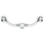 Alno Tuscany Traditional 6" Center to Center Solid Brass Drop Bail Cabinet Pull / Drawer Pull Polished Chrome
