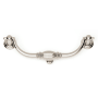 Alno Tuscany Traditional 6" Center to Center Solid Brass Drop Bail Cabinet Pull / Drawer Pull Polished Nickel