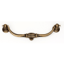 Alno Tuscany Traditional 8" Center to Center Solid Brass Drop Bail Cabinet / Drawer Pull Antique English Matte
