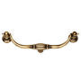 Alno Tuscany Traditional 8" Center to Center Solid Brass Drop Bail Cabinet / Drawer Pull Polished Antique