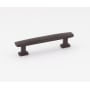 Alno Cloud 3-1/2" Center to Center Modern Convex Solid Brass Cabinet Bar Handle / Drawer Bar Pull Bronze