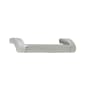 Alno Circa 3-1/2" Center to Center Urban Modern Drop Grip Solid Brass Cabinet Handle / Drawer Pull Polished Chrome