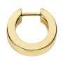 Alno Convertibles 1-1/2" Flat Round Solid Brass Cabinet Ring Pull - RING ONLY - No Mount Unlacquered Brass