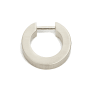 Alno Convertibles 1-1/2" Flat Round Solid Brass Cabinet Ring Pull - RING ONLY - No Mount Satin Nickel