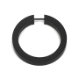 Alno Convertibles 3.5" Flat Round Solid Brass Cabinet Ring Pull - RING ONLY - No Mount Bronze