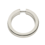 Alno Convertibles 3.5" Flat Round Solid Brass Cabinet Ring Pull - RING ONLY - No Mount Polished Nickel