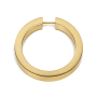 Alno Convertibles 3.5" Flat Round Solid Brass Cabinet Ring Pull - RING ONLY - No Mount Satin Brass
