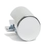 Alno Convertibles 9/16 Inch Wide Large Round Ring Pull Mount for 3" and 3.5" Rings - Ring Not Included Polished Chrome