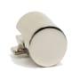 Alno Convertibles 9/16 Inch Wide Large Round Ring Pull Mount for 3" and 3.5" Rings - Ring Not Included Polished Nickel