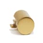 Alno Convertibles 9/16 Inch Wide Large Round Ring Pull Mount for 3" and 3.5" Rings - Ring Not Included Satin Brass