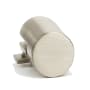Alno Convertibles 9/16 Inch Wide Large Round Ring Pull Mount for 3" and 3.5" Rings - Ring Not Included Satin Nickel
