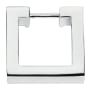 Alno Convertibles 2" Flat Square Cabinet Ring Pull - RING ONLY - No Mount Polished Chrome