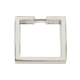 Alno Convertibles 2" Flat Square Cabinet Ring Pull - RING ONLY - No Mount Polished Nickel