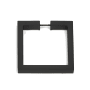 Alno Convertibles Solid Brass 3.5" Flat Square Cabinet Ring Pull - RING ONLY - No Mount Bronze