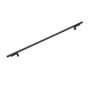 Alno Vita Bella 14" Center to Center Modern Smooth Bar Large Cabinet Handle / Cabinet Pull with "L" Legs Matte Black