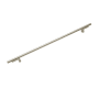 Alno Vita Bella 14" Center to Center Modern Smooth Bar Large Cabinet Handle / Cabinet Pull with "L" Legs Matte Nickel