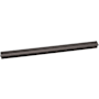 Alno Lux 18" Center to Center Linear Flush Rectangular Cabinet Handle / Drawer Pull Espresso