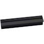 Alno Lux 3-1/2" Center to Center Linear Flush Channeled Rectangular Cabinet Handle / Drawer Pull Matte Black