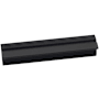 Alno Lux 4" Center to Center Linear Flush Channeled Rectangular Cabinet Handle / Drawer Pull Matte Black