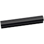 Alno Symmetry 3-1/2" Center to Center Faceted Linear Flush Rectangular Cabinet Handle / Drawer Pull Matte Black