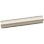 Alno Symmetry 3-1/2" Center to Center Faceted Linear Flush Rectangular Cabinet Handle / Drawer Pull Matte Nickel