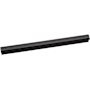 Alno Symmetry 6" Center to Center Faceted Linear Flush Rectangular Cabinet Handle / Drawer Pull Matte Black