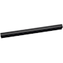 Alno Symmetry 8" Center to Center Faceted Linear Flush Rectangular Cabinet Handle / Drawer Pull Matte Black