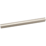 Alno Symmetry 8" Center to Center Faceted Linear Flush Rectangular Cabinet Handle / Drawer Pull Matte Nickel