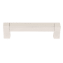 Alno Block 4" Center to Center Modern Industrial Squared Cabinet Pull - Cabinet Handle Polished Nickel