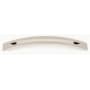 Alno Modern Slit Top 6" Center to Center Arch Bow Solid Brass Cabinet Handle / Drawer Pull Polished Nickel