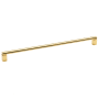 Alno Vogue 12" Center to Center Solid Brass Large Cabinet Handle / Drawer Pull Polished Brass