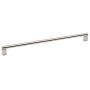Alno Vogue 12" Center to Center Solid Brass Large Cabinet Handle / Drawer Pull Polished Nickel