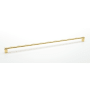 Alno Vogue 18" Center to Center Luxury Modern Solid Brass Cabinet Handle / Drawer Pull Unlacquered Brass
