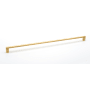Alno Vogue 18" Center to Center Luxury Modern Solid Brass Cabinet Handle / Drawer Pull Satin Brass