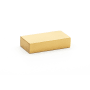 Alno Tempo 1-1/2" Center to Center Modern Linear Block Flush Mount Solid Brass Cabinet Handle / Drawer Pull with Recessed Lip Grip Satin Brass