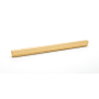 Alno Simplicity 12" Center to Center Linear Flush Mount Solid Brass Rectangular Cabinet Handle / Drawer Pull - Solid Brass Unlacquered Brass