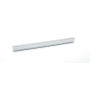 Alno Simplicity 12" Center to Center Linear Flush Mount Solid Brass Rectangular Cabinet Handle / Drawer Pull - Solid Brass Polished Chrome
