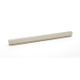 Alno Simplicity 12" Center to Center Linear Flush Mount Solid Brass Rectangular Cabinet Handle / Drawer Pull - Solid Brass Polished Nickel