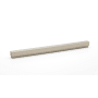 Alno Simplicity 12" Center to Center Linear Flush Mount Solid Brass Rectangular Cabinet Handle / Drawer Pull - Solid Brass Satin Nickel
