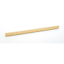 Alno Simplicity 18" Center to Center Solid Brass Linear Flush Mount Rectangular Cabinet Handle / Drawer Pull Polished Brass