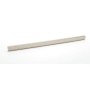 Alno Simplicity 18" Center to Center Solid Brass Linear Flush Mount Rectangular Cabinet Handle / Drawer Pull Polished Nickel