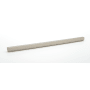 Alno Simplicity 18" Center to Center Solid Brass Linear Flush Mount Rectangular Cabinet Handle / Drawer Pull Satin Nickel