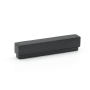 Alno Simplicity 3-1/2" Center to Center Solid Brass Linear Flush Mount Rectangular Cabinet Handle / Drawer Pull Matte Black