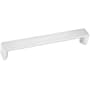 Alno Style Cents 6-5/16" Center to Center Flat Wide Square Cabinet Handle / Drawer Pull Polished Chrome