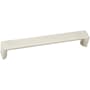 Alno Style Cents 6-5/16" Center to Center Flat Wide Square Cabinet Handle / Drawer Pull Satin Nickel