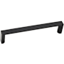 Alno Style Cents 5-1/16" Center to Center Wide Square Cabinet Handle / Drawer Pull Matte Black
