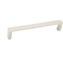 Alno Style Cents 5-1/16" Center to Center Wide Square Cabinet Handle / Drawer Pull Satin Nickel